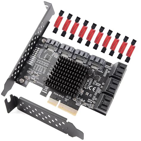 Buy Rivo PCIe SATA Card 10 Port With 10 SATA Cable SATA Controller