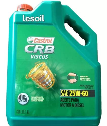 Aceite Lubricante Castrol Rx Viscus 25w60 X 4 Litros