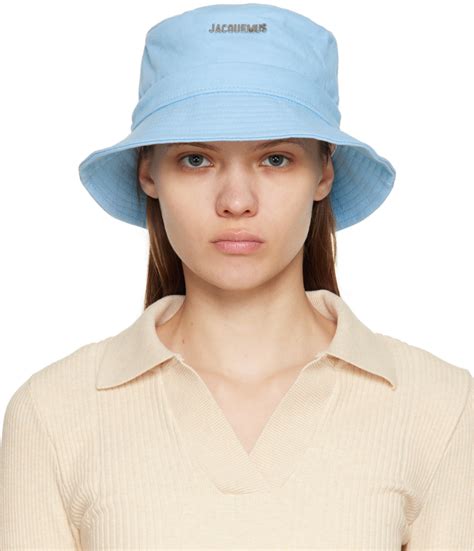 JACQUEMUS Chapeau Bob Le Bob Gadjo Bleu Le Papier SSENSE France