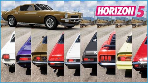 Top Fastest Classic Muscle Cars In Forza Horizon Update