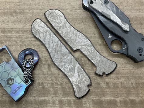 Topo Battleworn 111mm Titanium Scales For Swiss Army Sak Metonboss