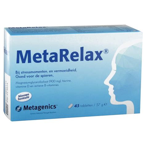 Metagenics Metarelax 45 Tabletten Vakdrogist Stouthart