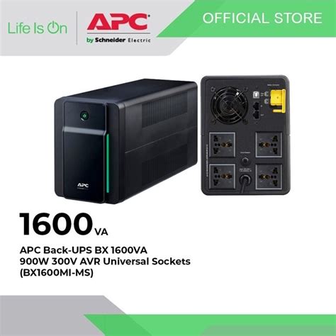 Jual UPS APC Back UPS BX 1600 VA 900W BX1600MI MS With Wooden Pallet