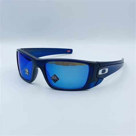 Oakley Fuel Cell Prizm Sapphire Matte Translucent Blue Mens Fashion