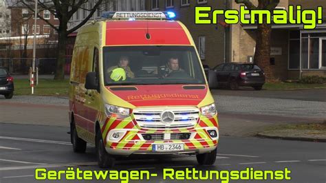 Erstmalig Neues Design Neuer GW Rett Der Feuerwehr Bremen Feuer