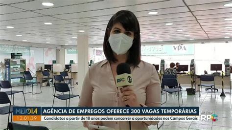 Empresa Oferece 300 Vagas De Emprego Temporárias Para Ponta Grossa E Região Confira Campos