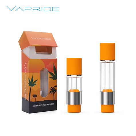 Custom Disposable Cartridges Packaging Full Gram Glass Vape Carts