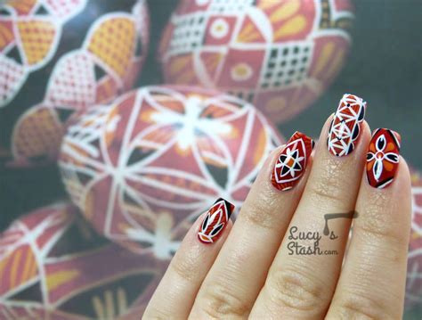 Nailvengers Assemble Easter Nail Art Czech Easter Eggs Inspired