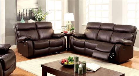 Dallas Designer Furniture | Myrtle Reclining Leather Living Room Set