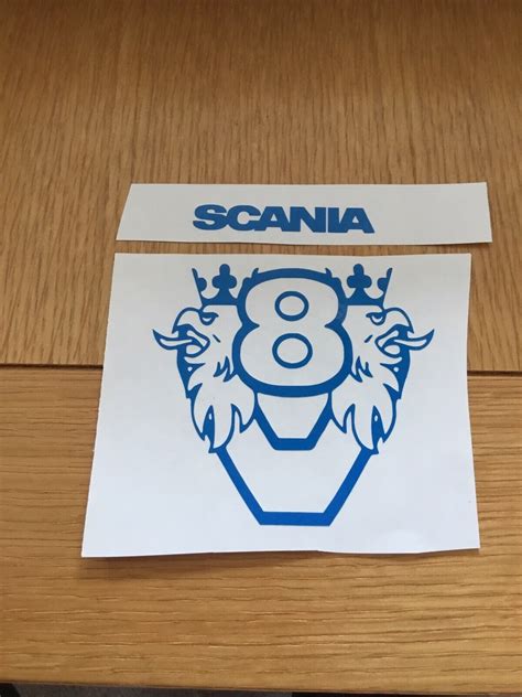 Tamiya Cab Back Logo Plus Grill Scania Badge EBay