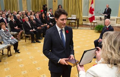 Prime Minister Justin Trudeau New Cabinet Sworn In At Rideau Hall