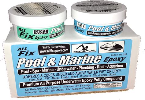 Amazon All Fix H Underwater Epoxy Putty Pool Surfboard Kayak