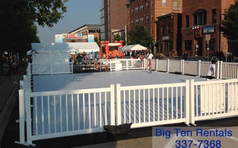 Portable Synthetic Ice Skating Rink Rental In Iowa Il Mo Wi