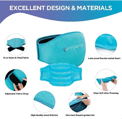 Comfytemp Ice Pack For Lower Back Pain Relief Fsa Hsa Eligible