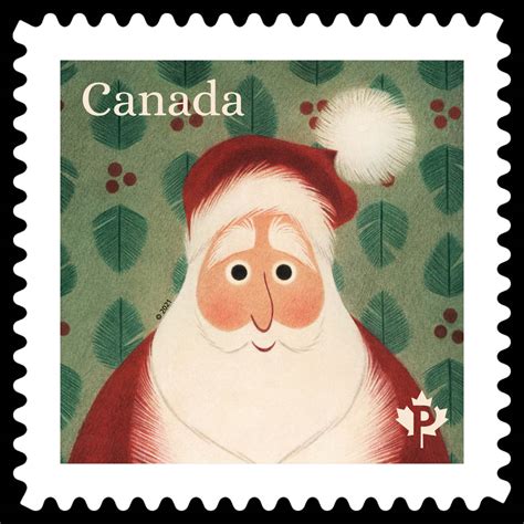 Santa Claus - Canada Postage Stamp | Holiday Characters