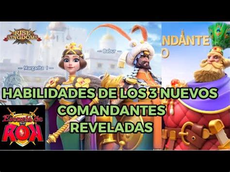 Babur Margaret Y Heraclio Los Nuevos Comandantes Rise Of Kingdoms