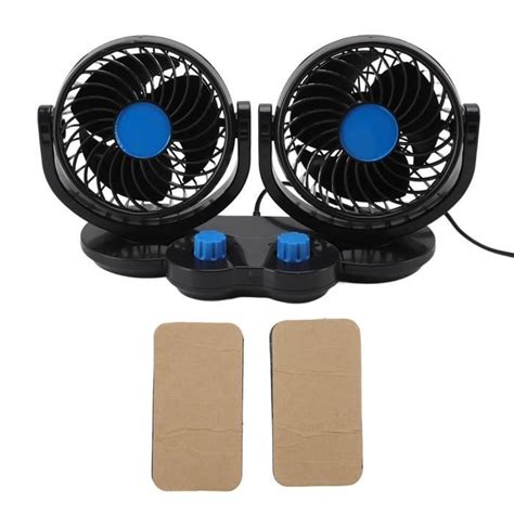 Ventilateur Double T Te Voiture Double Ventilateur Degr S Rond