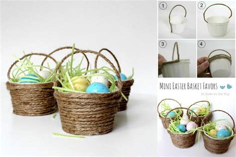 Diy Mini Easter Egg Basket Diy Craft Room