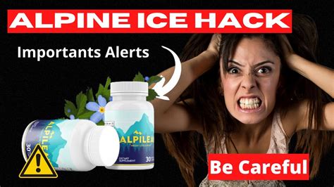 Alpine Ice Hack Importants Alerts Alpine Ice Hack Weight