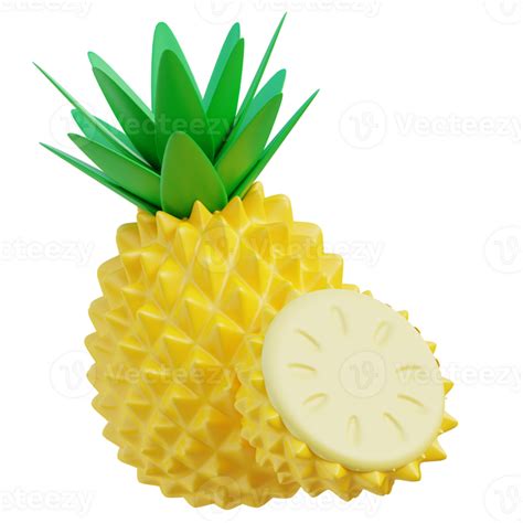 Pineapple 3d Illustration 47246142 Png