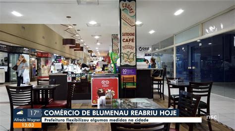 Comércio de Blumenau reabre nesta terça feira G1 Santa Catarina