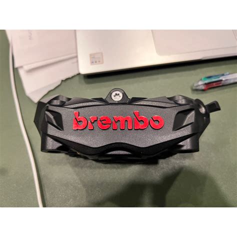 Original Brembo M K Pot Brake Caliper Limited Black Red Logo