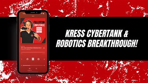 Kress Cybertank And Robotics Breakthrough