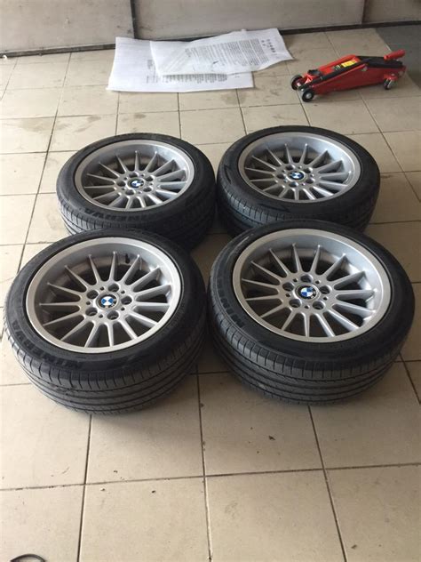 Bmw orijinal style 32 5x120 et20 8 9 17 jant lastik takımı Jant ve