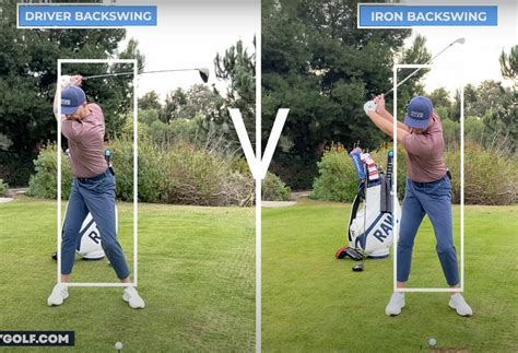 Driver Swing VS Iron Swing - The Key Differences - Me And My Golf