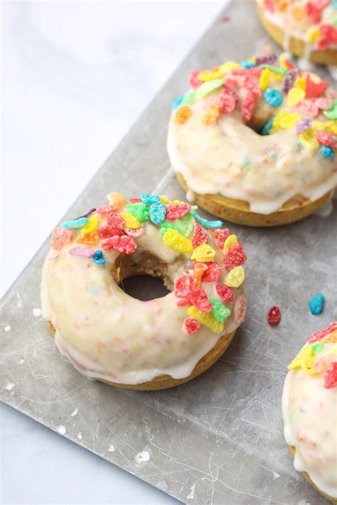 Fruity Pebbles Donuts Savor The Spoonful