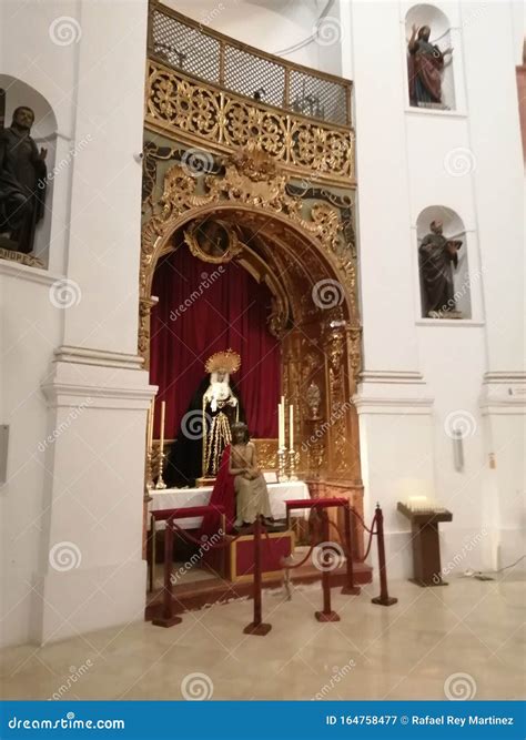 Santo Cristo De La Salud Kirche Malaga Andalusien Redaktionelles