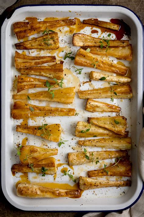 Honey Roasted Parsnips - Nicky's Kitchen Sanctuary