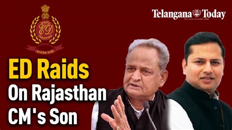 Ed Summons Rajasthan Cm Ashok Gehlots Son Vaibhav Gehlot Telangana Today