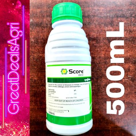 SCORE 250 EC DIFENOCONAZOLE SYSTEMIC FUNGICIDE 500mL BY SYNGENTA