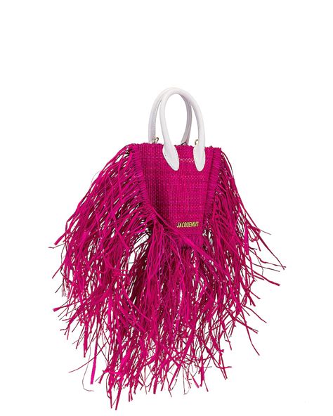 JACQUEMUS Le Petit Baci Bag In Fuchsia FWRD