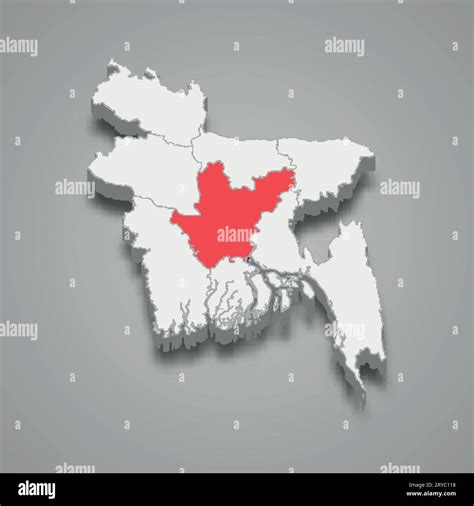 Dhaka Division Map Hi Res Stock Photography And Images Alamy