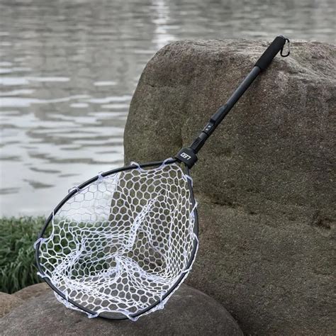 Aluminum Alloy Folding Fishing Net Ultralight Fly Fishing Landing Net