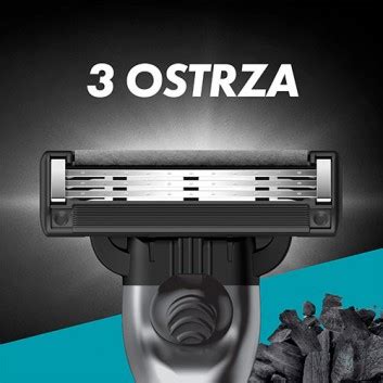 Gillette Mach3 Charcoal Maszynka do golenia dla mężczyzn 1 sztuka 2