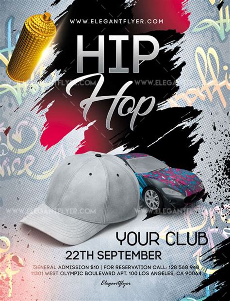 Hip Hop – Free Flyer PSD Template - PSDFlyer