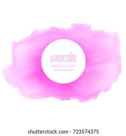 Pink Watercolor Stain Texture Background Stock Vector Royalty Free