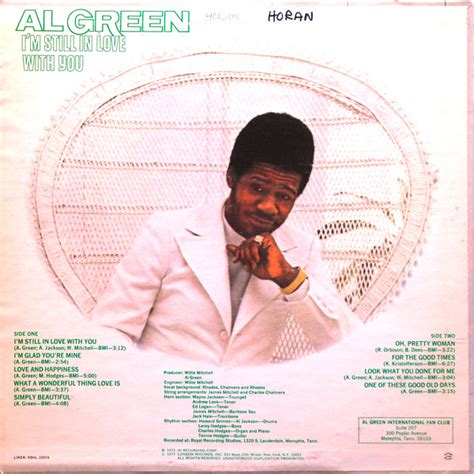 Al Green - I'm Still In Love With You - Used Vinyl - High-Fidelity ...