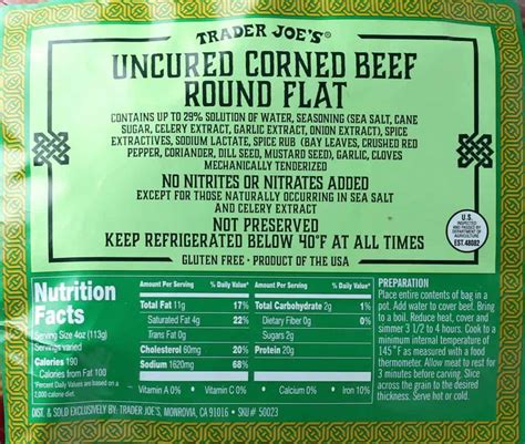 How To Cook Trader Joes Uncured Corned Beef Beef Poster