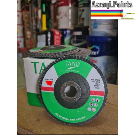 Jual Mata Gerinda Amplas Susun TAIYO Flap Disc 4 Inch BAGUS DAN AWET