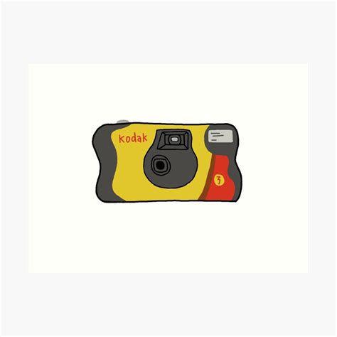 "kodak disposable camera" Art Print by Simonsdesign | Redbubble