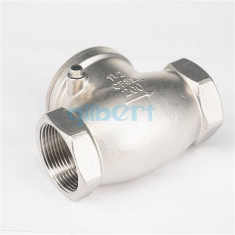 Bsp Female Stainless Swing Check Valve Non Return