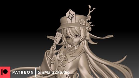 Genshin Impact Hutao 3d Print Model 3d Model 3d Printable Cgtrader