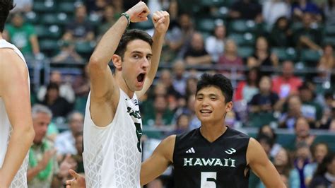 Hawaii men's volleyball sweeps Sacred Heart