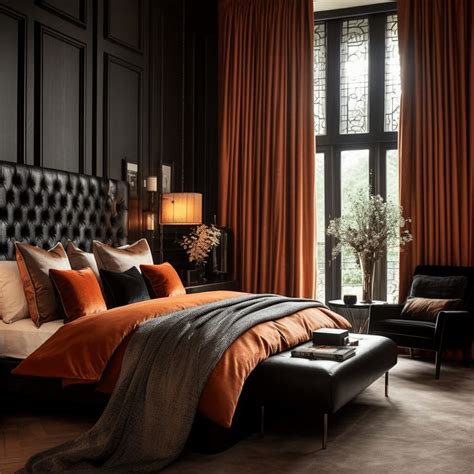 Black And Rust Bedroom Ideas Hearthandpetals Black Bedroom Decor