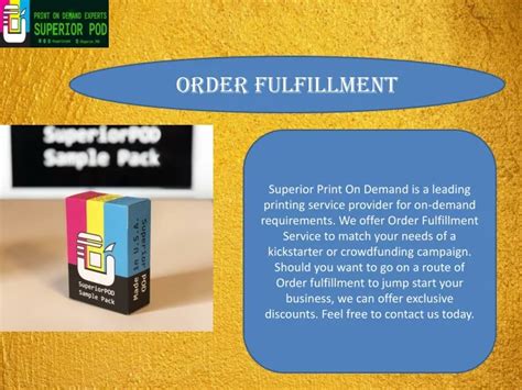 Ppt Order Fulfillment Powerpoint Presentation Free Download Id