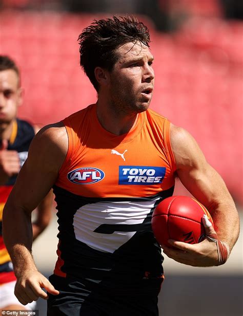 Why Gws Giants Afl Star Toby Greene Had To Go Shirtless In Photo Shoot